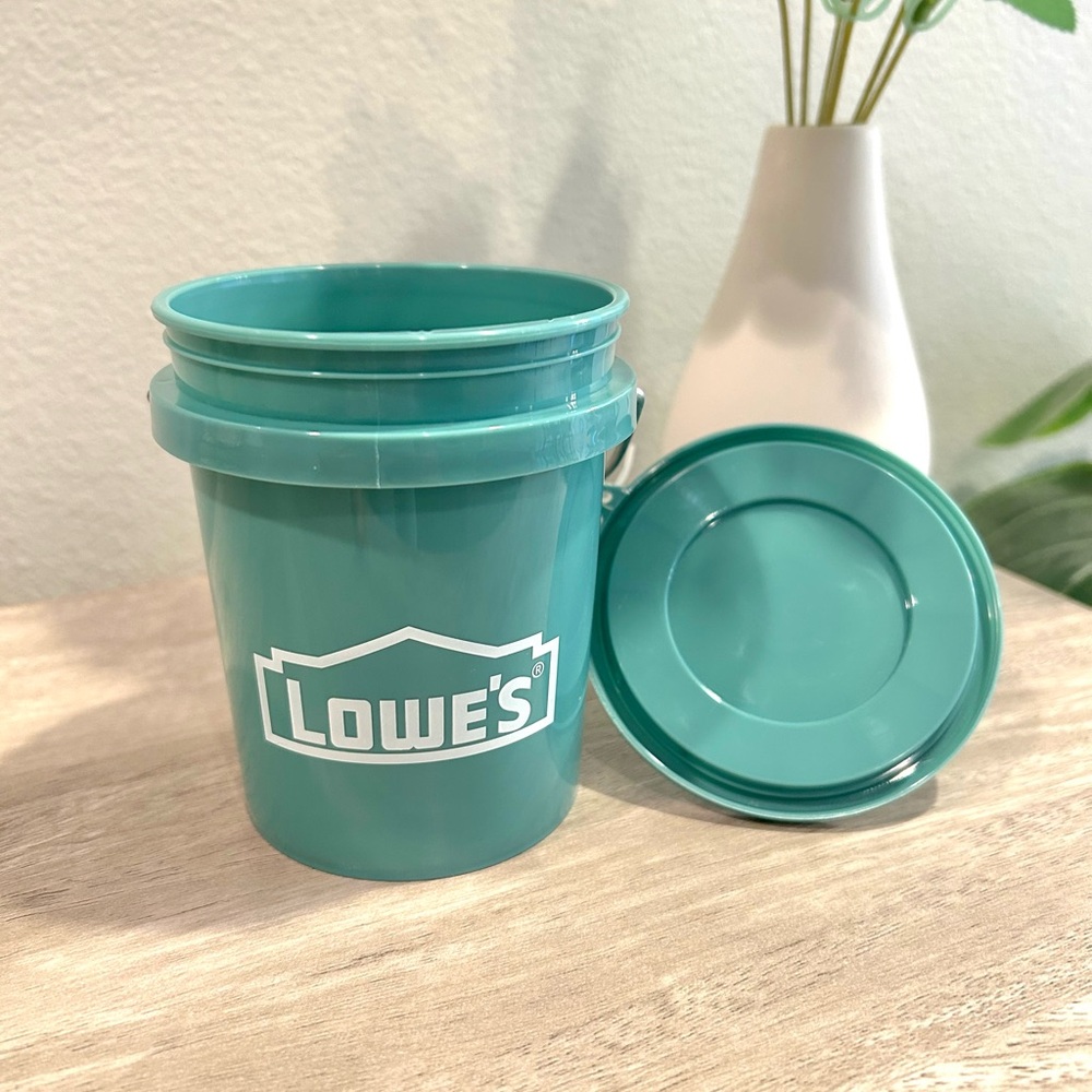 Lowe’s Mini Teal Bucket - Picture 5 of 9